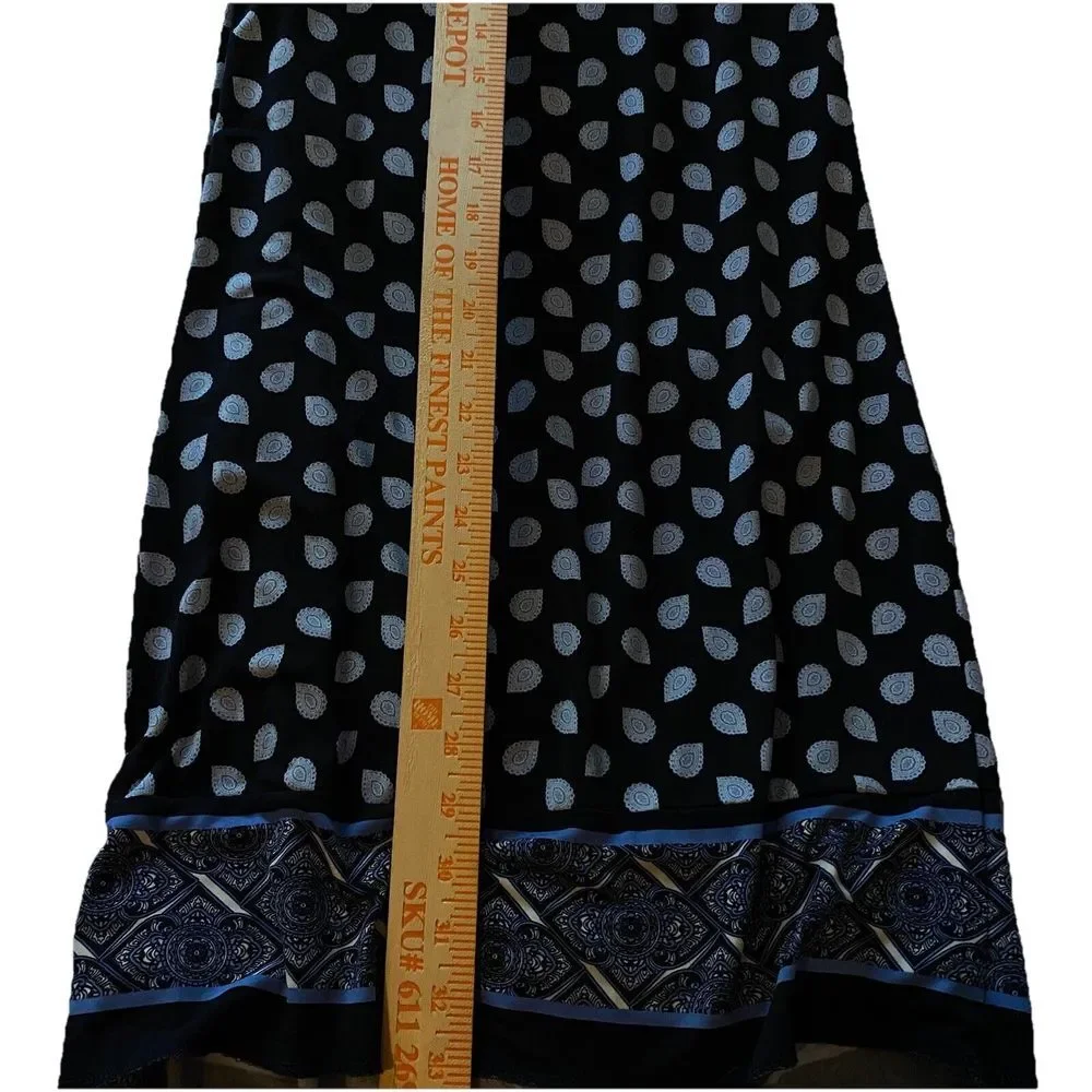 Michael Kors Navy Blue‎ Knee Length Dress Lightweight Long Sleeve Size Small EUC